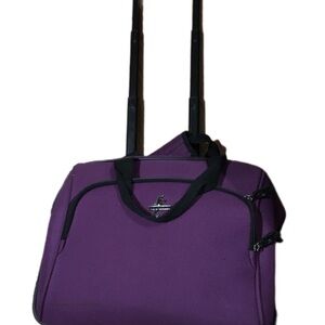 Purple Wheeled Travel Bag